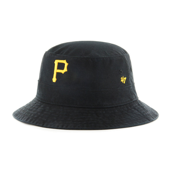 Pittsburgh Pirates 47 Brand Black Primary Bucket Hat