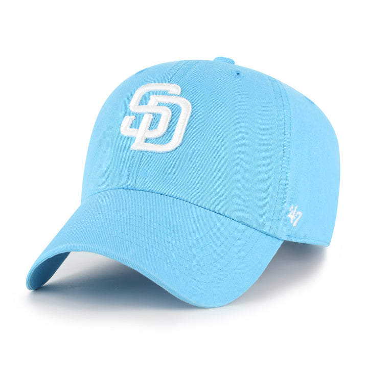 San Diego Padres Bright Side blue Clean Up hat front view