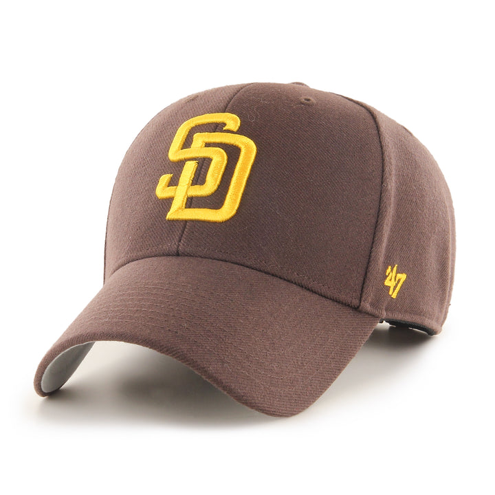 San Diego Padres 47 Brand MVP Brown Adjustable Hat