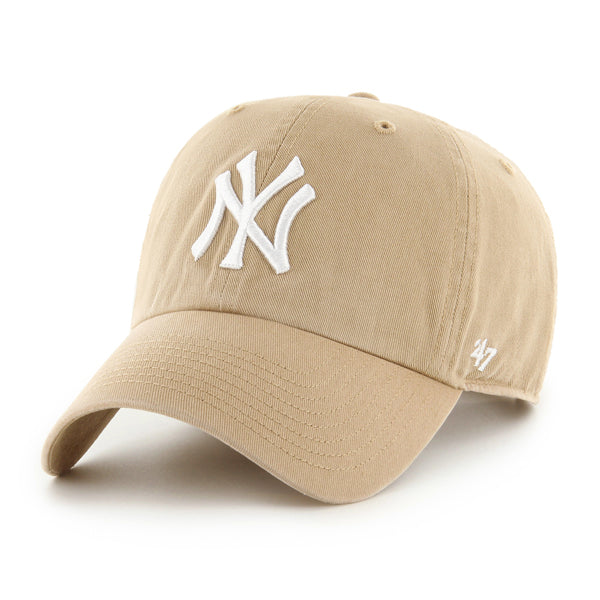 New York Yankees 47 Brand Khaki Clean Up W/ No Loop Label Khaki