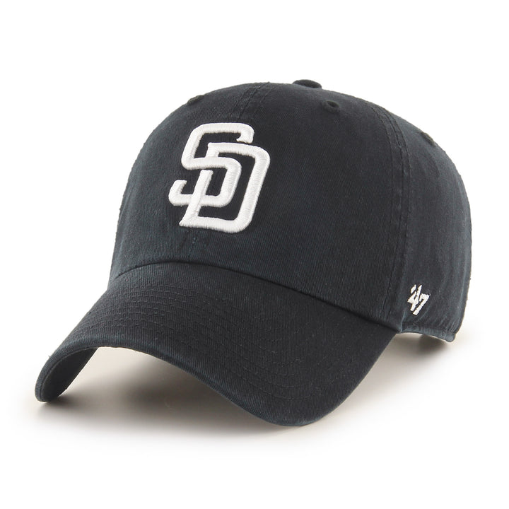 Padres black white Clean Up no-loop front