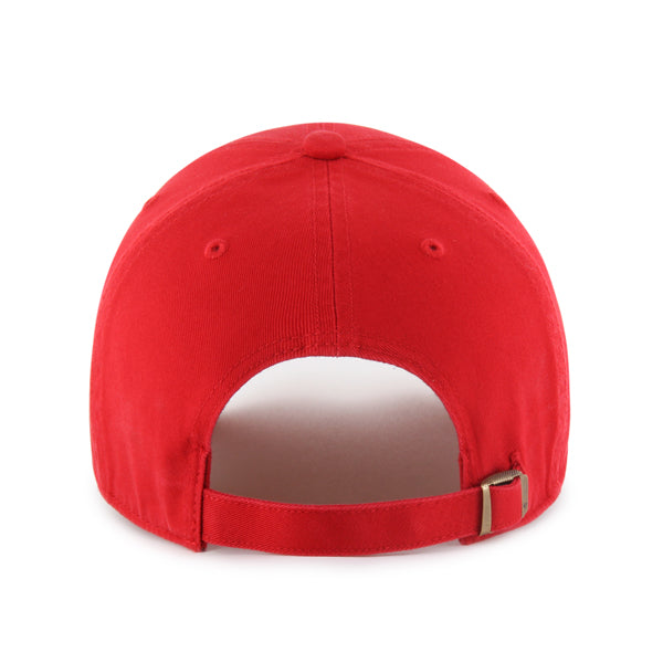 Padres Red Clean Up back view