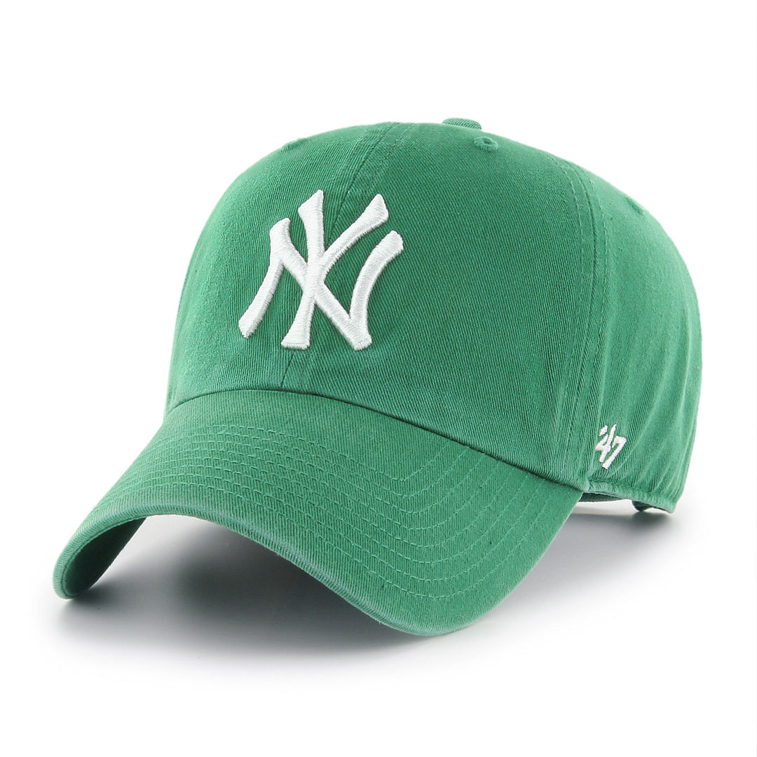 New York Yankees 47 Brand Kelly Green Clean Up Adjustable Dad Hat