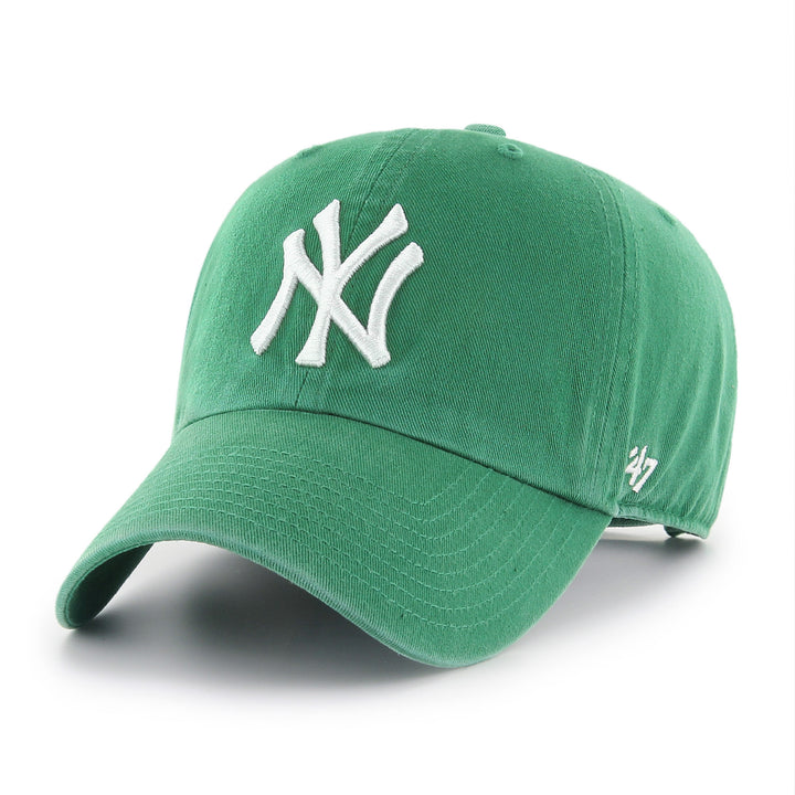 New York Yankees 47 Brand Kelly Green Clean Up Adjustable Dad Hat
