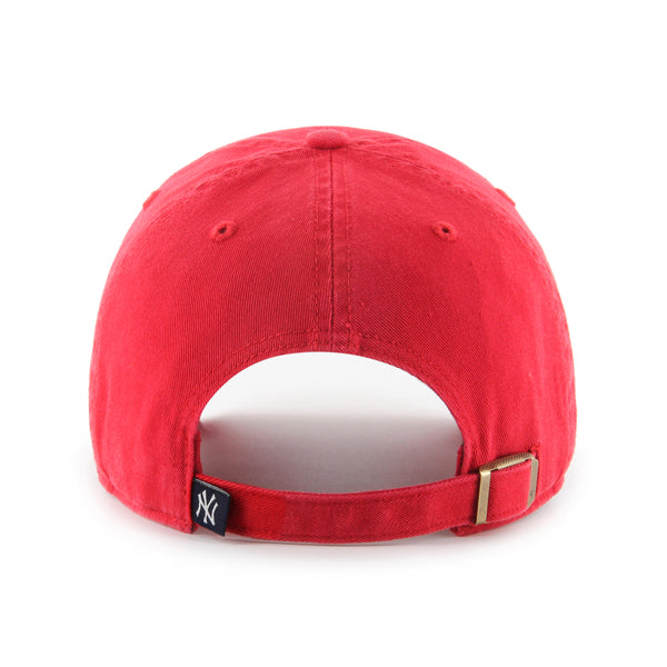 New York Yankees 47 Brand Red Clean Up Adjustable Dad Hat