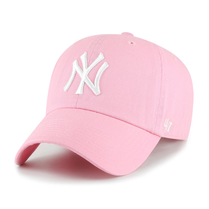New York Yankees 47 Brand Rose Pink Clean Up Adjustable Dad Hat