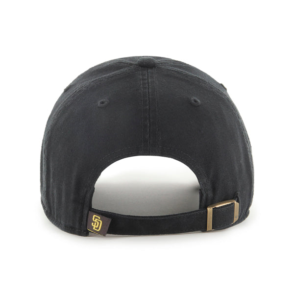 San Diego Padres 47 Brand Black Clean Up Adjustable Dad Hat