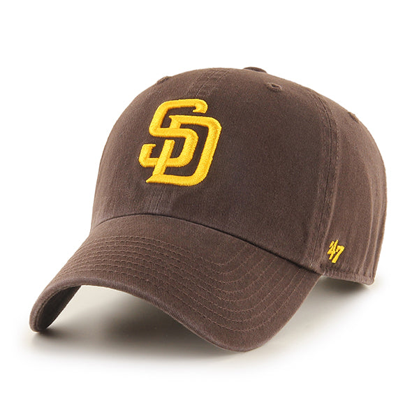 San Diego Padres 47 Brand Brown Classic Clean Up Adjustable Dad Hat