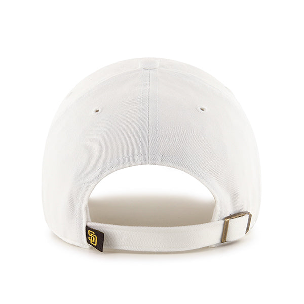 San Diego Padres 47 Brand White Clean Up Adjustable Dad Hat