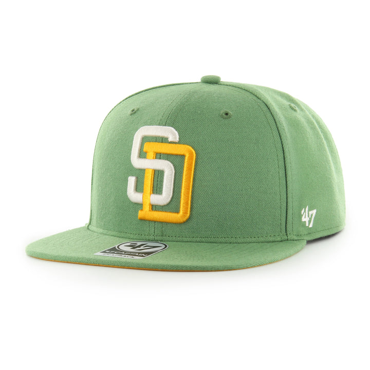 San Diego Padres 47 Brand  Coop Asg Fatigue Green Sure Shot Under Captain Fatigue Green
