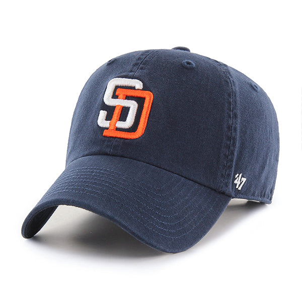 San Diego Padres 47 Brand Cooperstown Navy Clean Up W/ No Loop Label Navy