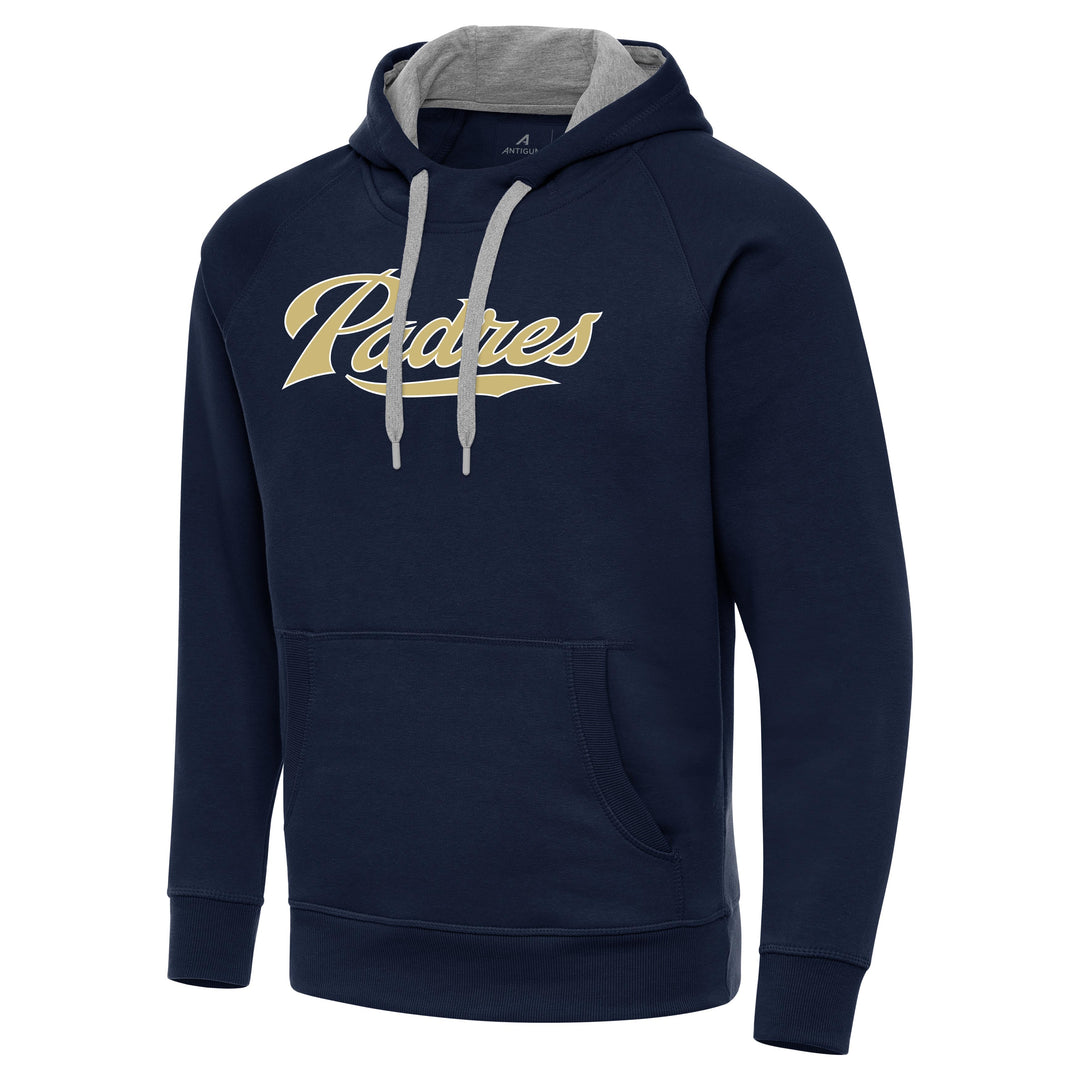 San Diego Padres 04 Cooperstown Men's Antigua Navy Hoodie