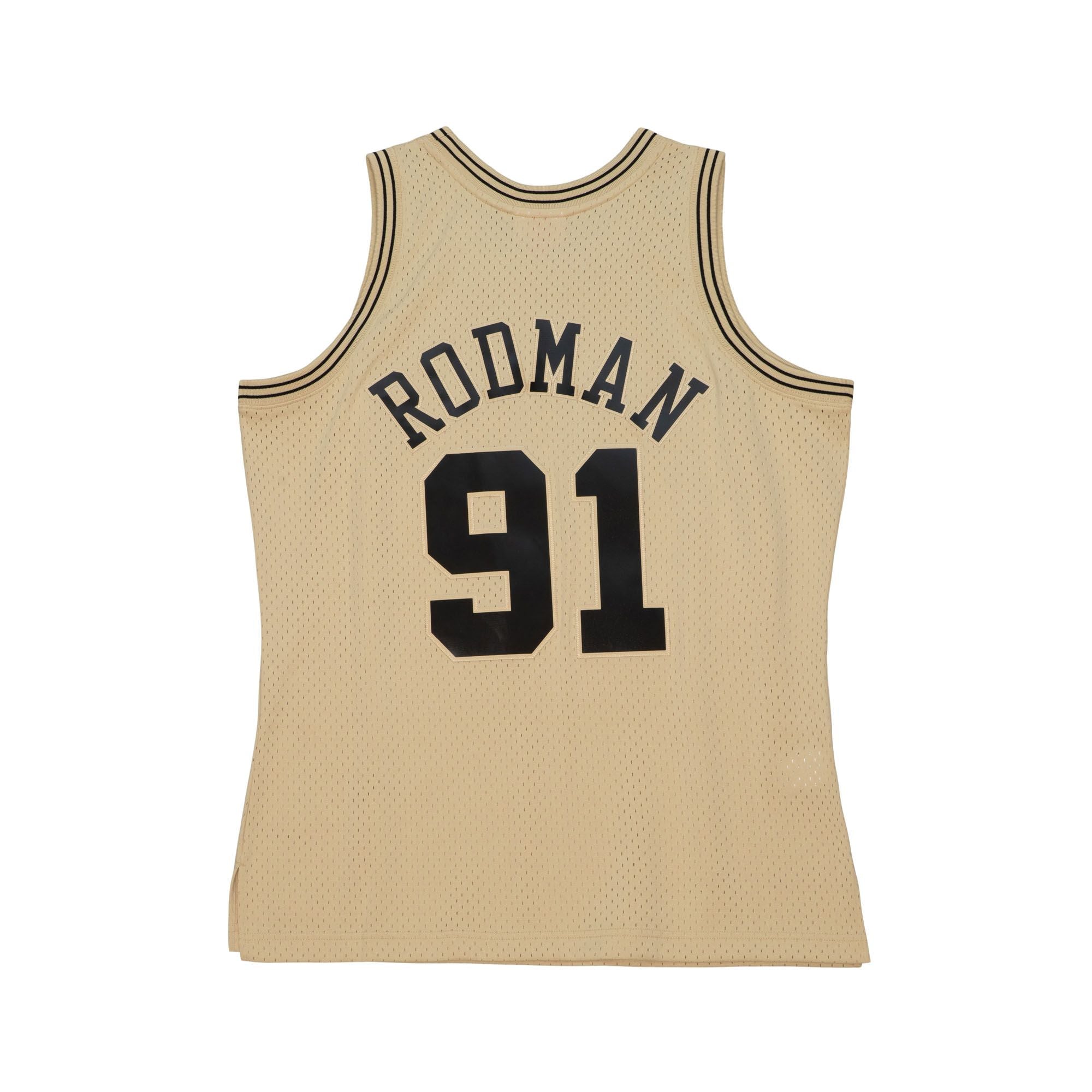 Chicago Bulls Mitchell & Ness Dennis Rodman #91 1997-98 Khaki