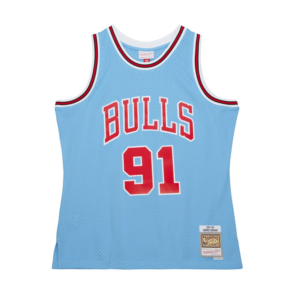 〜CHICAGO BULLS RODMAN 91〜 VIntage NBA Chicago Bulls Dennis Rodman #91 Black Champion
