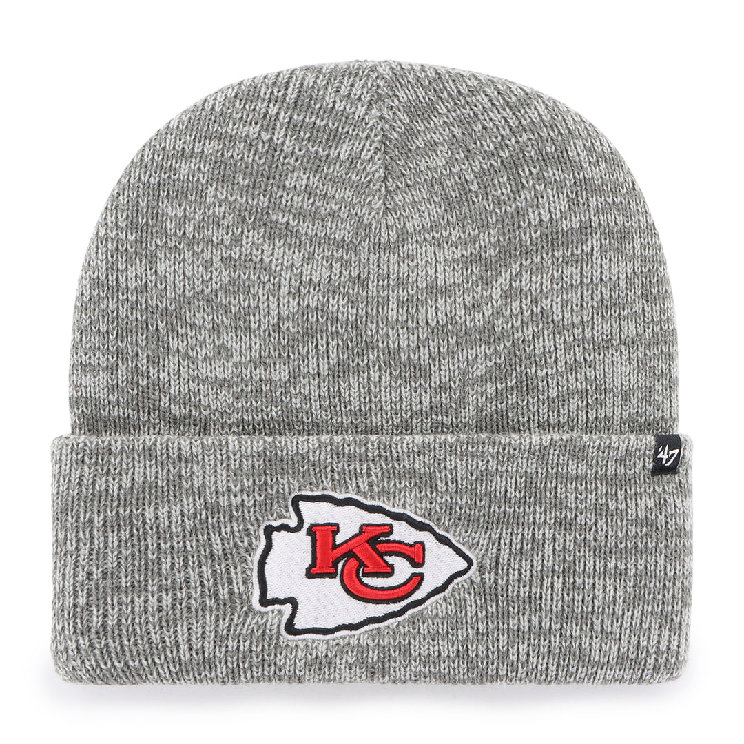 Kansas City Chiefs 47 Brand Dark Gray Brain Freeze Cuff Knit Dark Gray