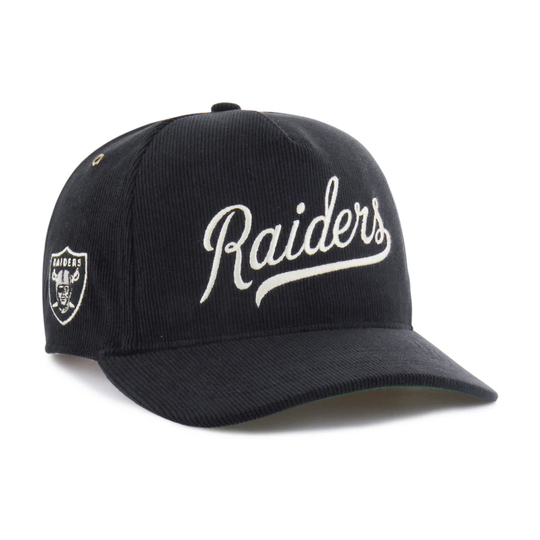 Las Vegas Raiders 47' Golden Age Hitch Corduroy Hat Black