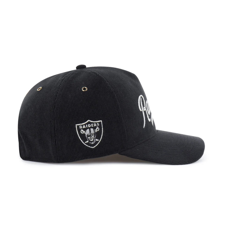 Las Vegas Raiders 47' Golden Age Hitch Corduroy Hat Black
