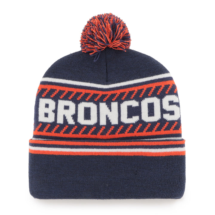 Denver Broncos 47 Brand Light Navy Ice Cap Cuff Knit Light Navy