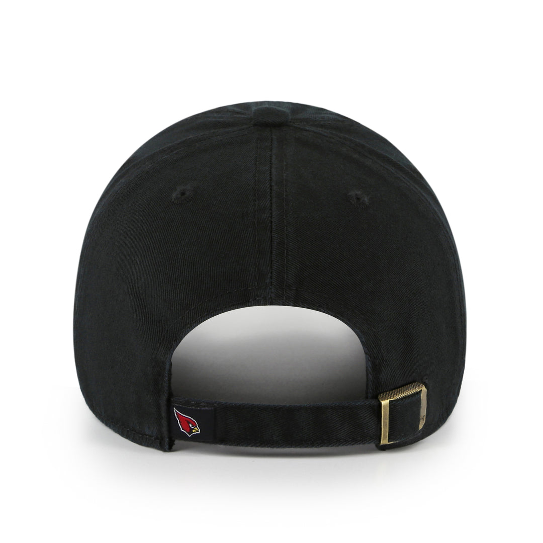 Arizona Cardinals 47 Brand Black Clean Up Adjustable Dad Hat