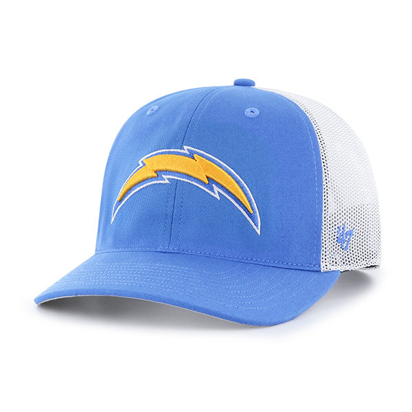Los Angeles Chargers 47 Brand Blue Raz Trucker Rf Blue Raz