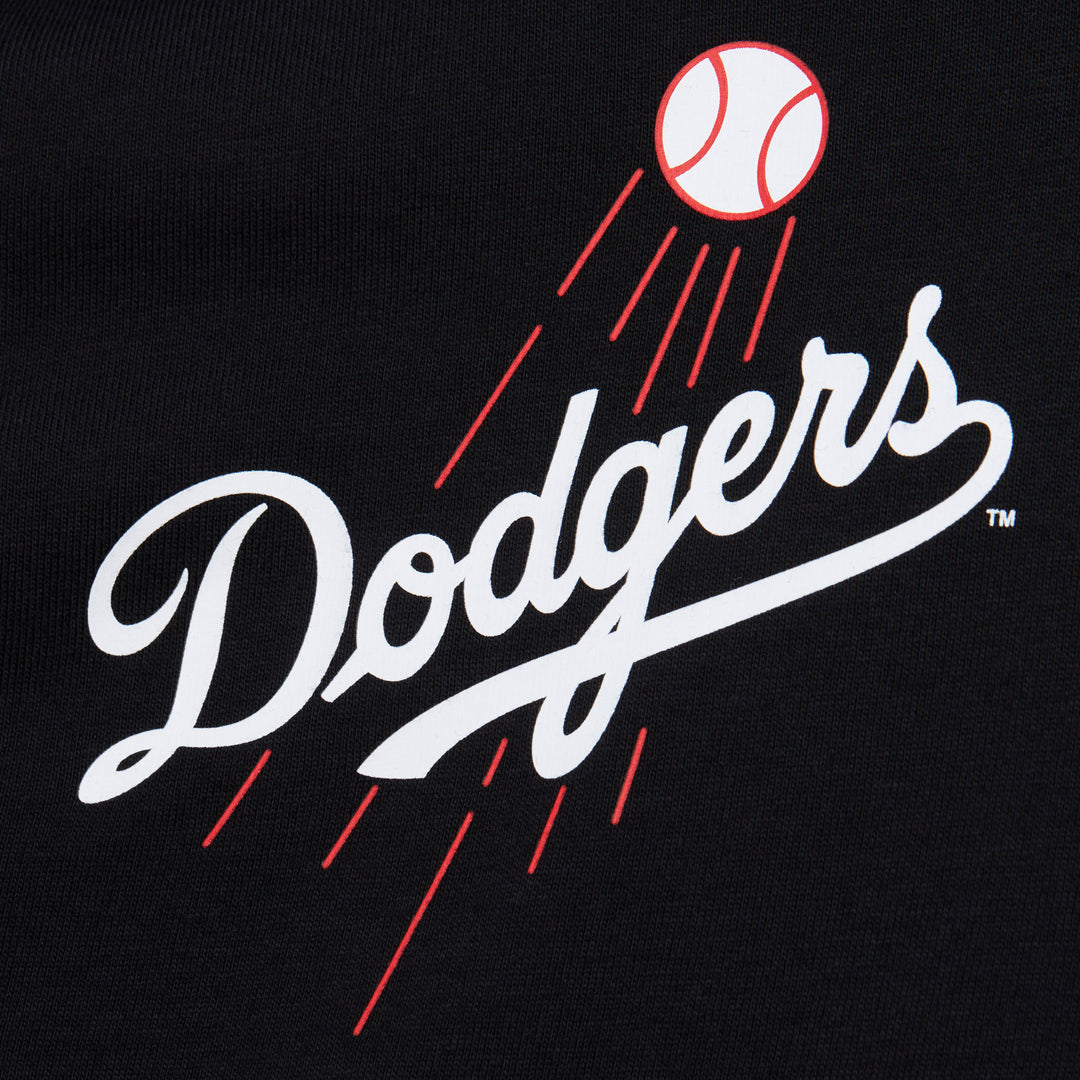 Los Angeles Dodgers Mitchell & Ness MLB Black Out Collection Ss Premium Tee Vintage Logo Dodgers — product image 3