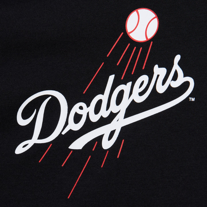 Los Angeles Dodgers Mitchell & Ness MLB Black Out Collection Ss Premium Tee Vintage Logo Dodgers — product image 3