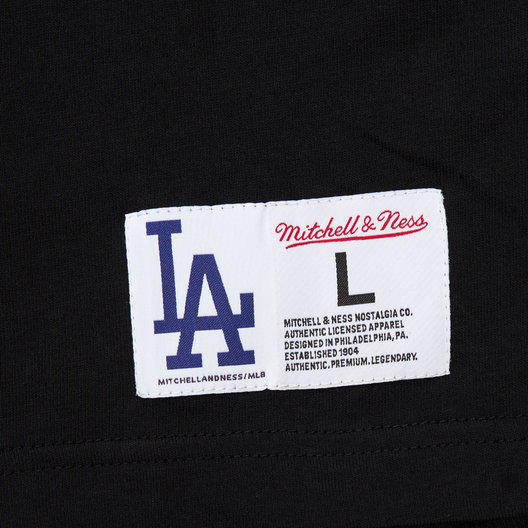 Los Angeles Dodgers Mitchell & Ness MLB Black Out Collection Ss Premium Tee Vintage Logo Dodgers — product image 4