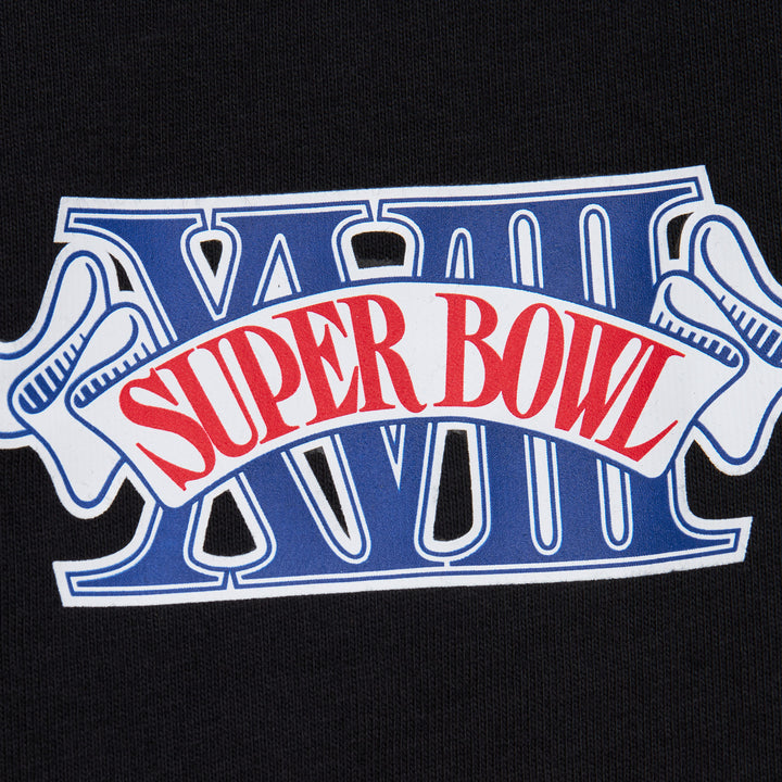 Las Vegas Raiders Mitchell & Ness NFL Black Out Collection Ss Premium Tee Vintage Logo Raiders — product image 3