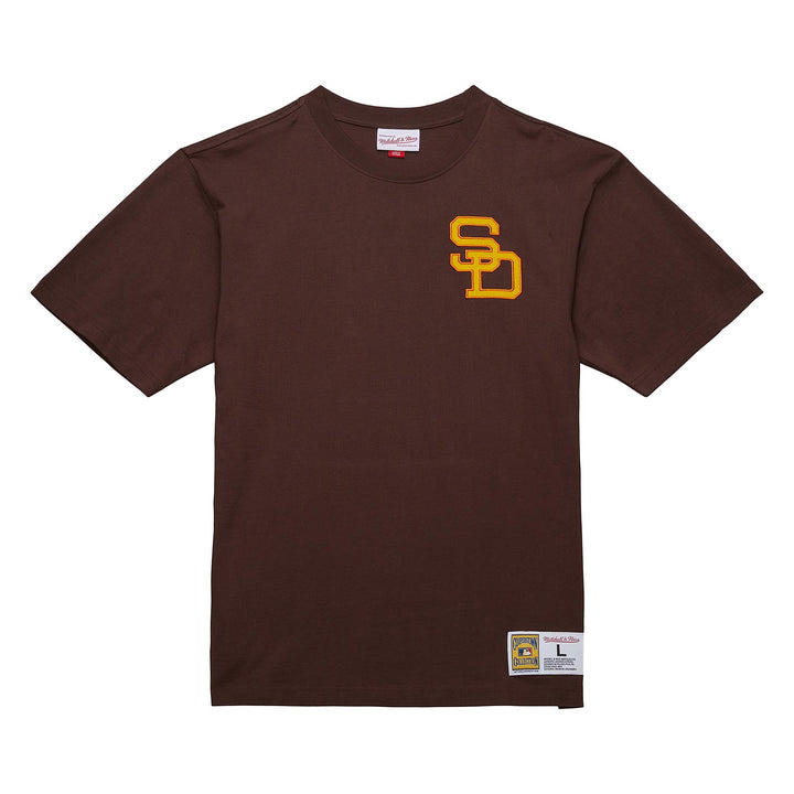 San Diego Padres Mitchell & Ness MLB Legends Collection Ss Tee Vintage Logo Padres Tony Gwynn