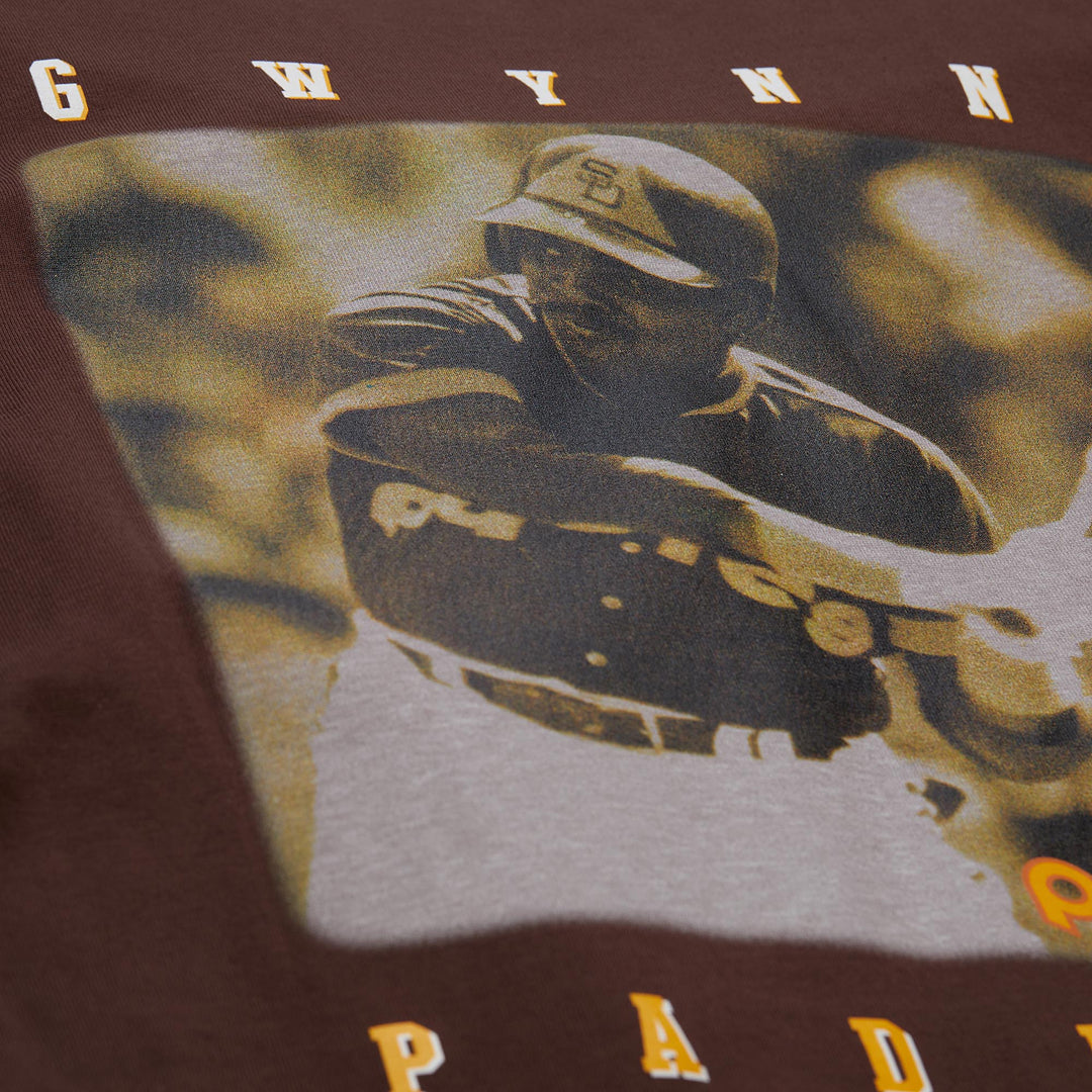 San Diego Padres Mitchell & Ness MLB Legends Collection Ss Tee Vintage Logo Padres Tony Gwynn