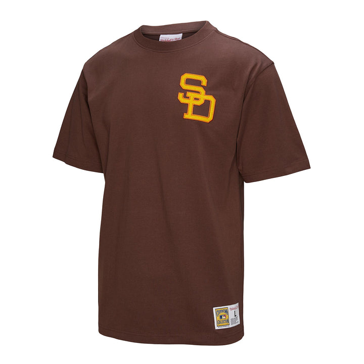 San Diego Padres Mitchell & Ness MLB Legends Collection Ss Tee Vintage Logo Padres Tony Gwynn