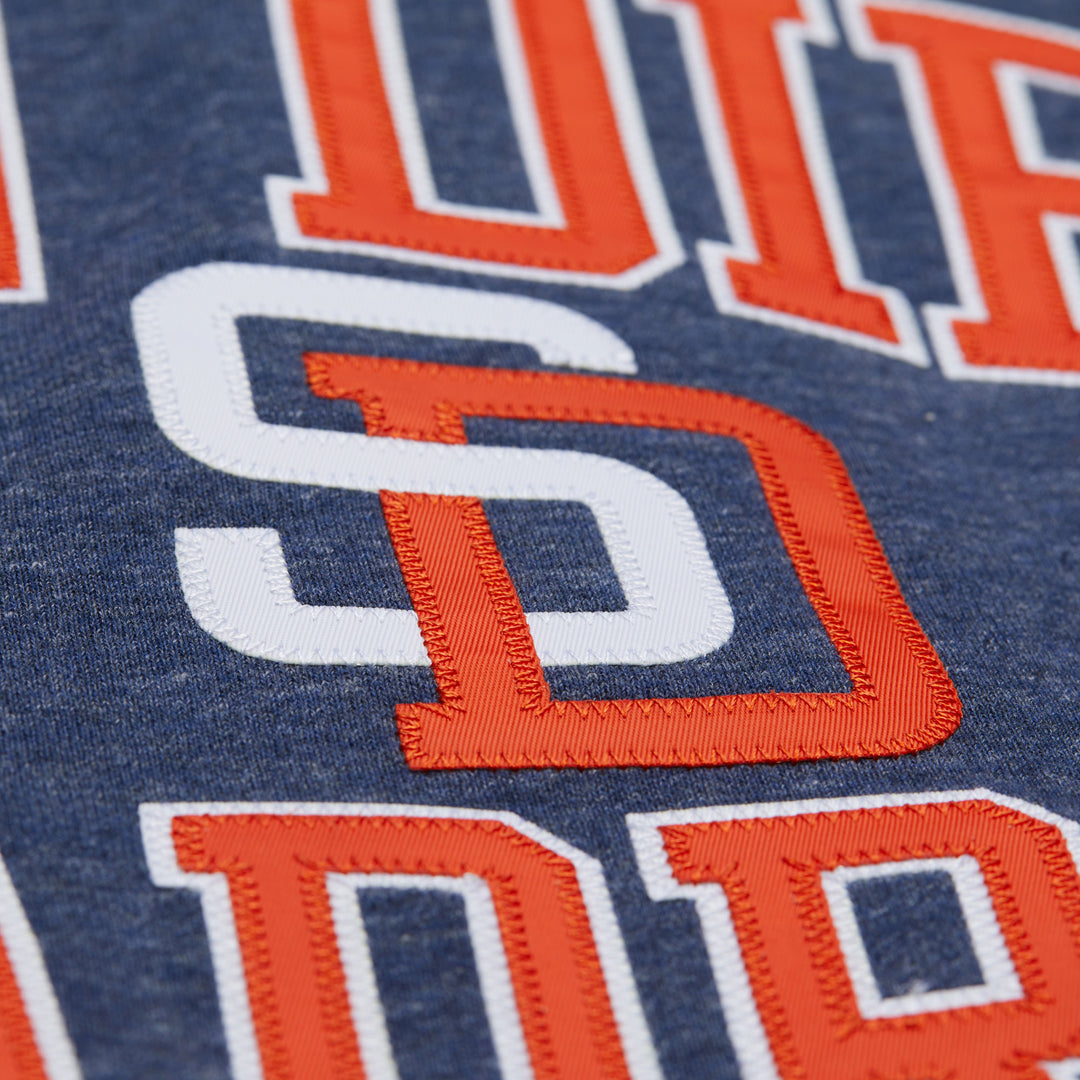 San Diego Padres Mitchell & Ness MLB Playoff Win Fleece Crew Vintage Logo Padres