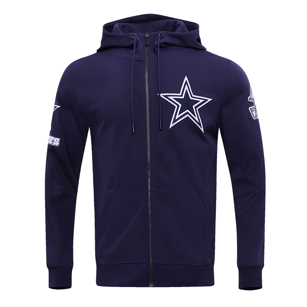 Dallas Cowboys Pro Standard Classic Chenille Patch Hoodie Midnight Navy