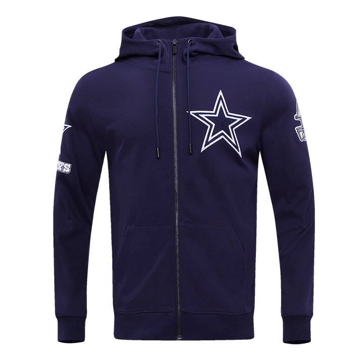 Dallas Cowboys Pro Standard Classic Chenille Patch Hoodie Midnight Navy