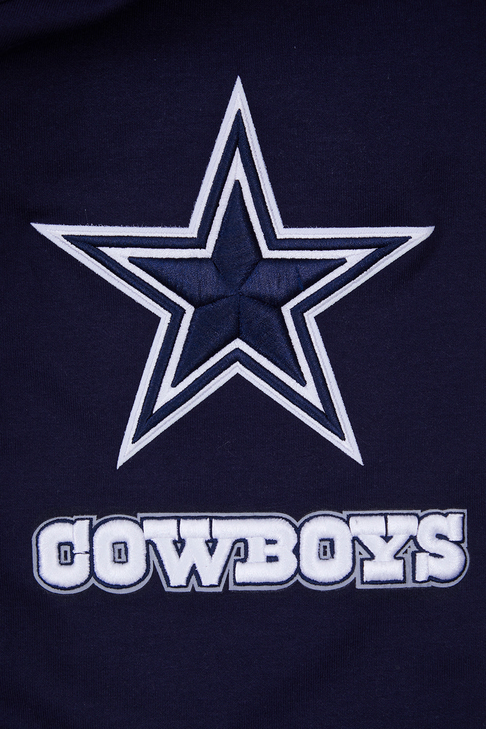 Dallas Cowboys Pro Standard Classic Chenille Patch Hoodie Midnight Navy