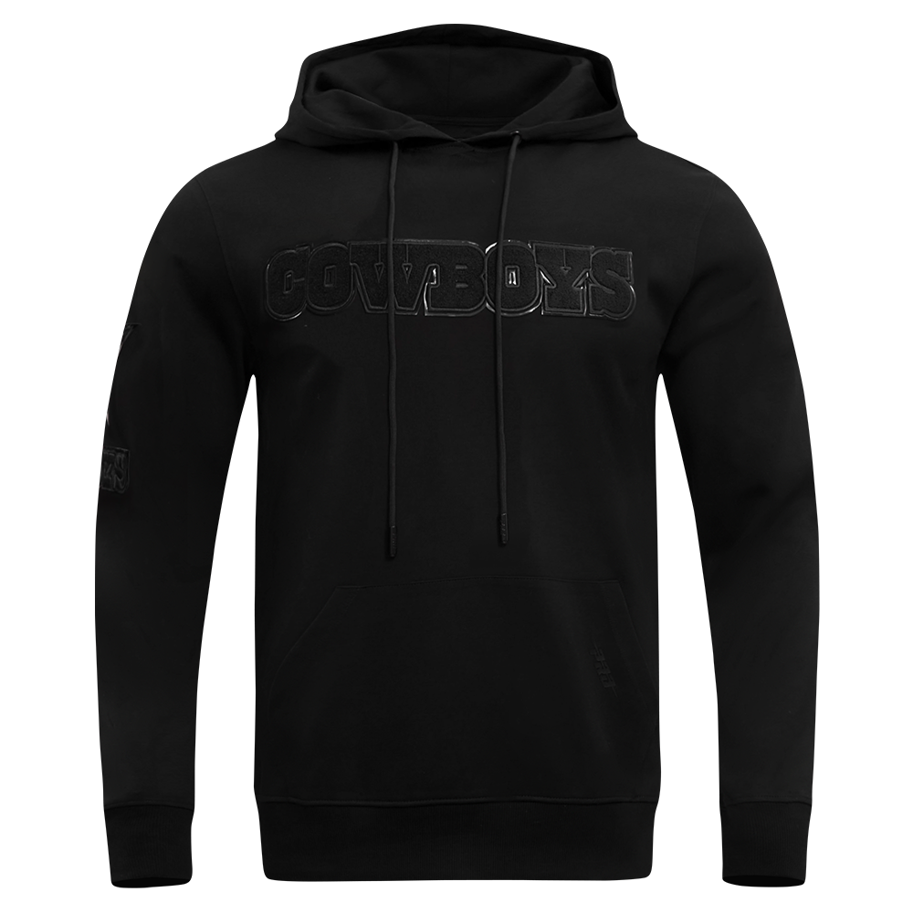 Dallas Cowboys Pro Standard Triple Black Hoodie Black