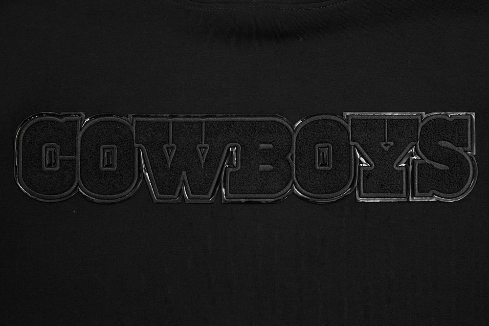 Dallas Cowboys Pro Standard Triple Black Hoodie Black