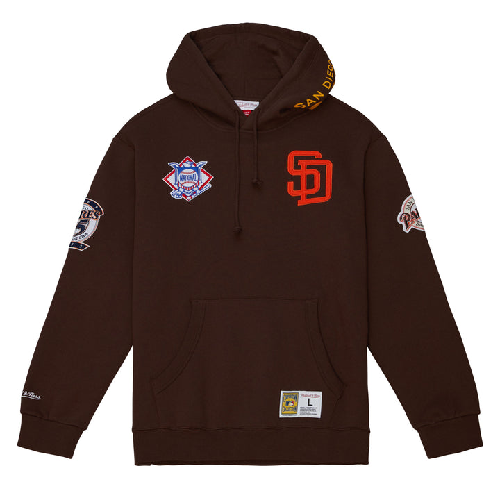 San Diego Padres Mitchell & Ness MLB M&N City Collection Fleece Hoodie Padres — product image 1