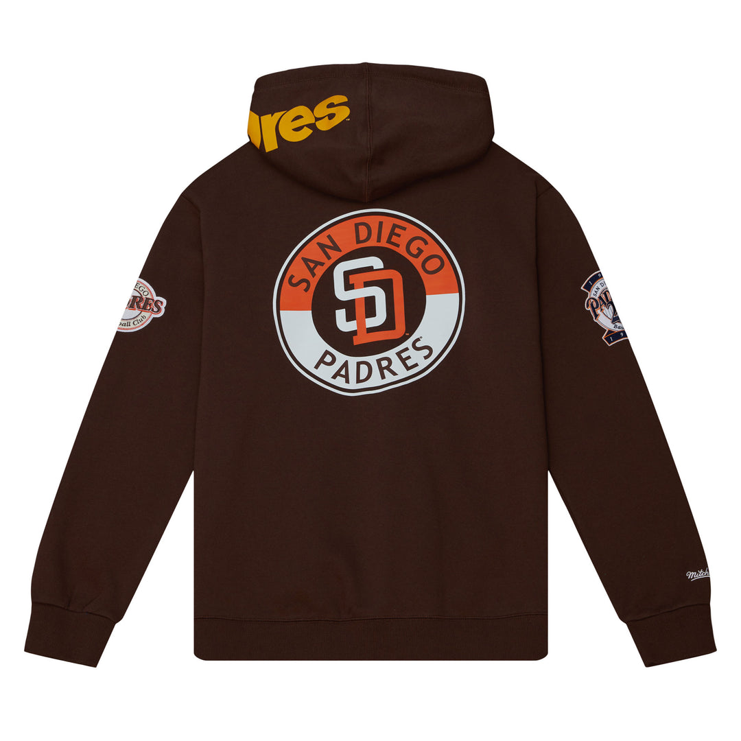 San Diego Padres Mitchell & Ness MLB M&N City Collection Fleece Hoodie Padres — product image 2
