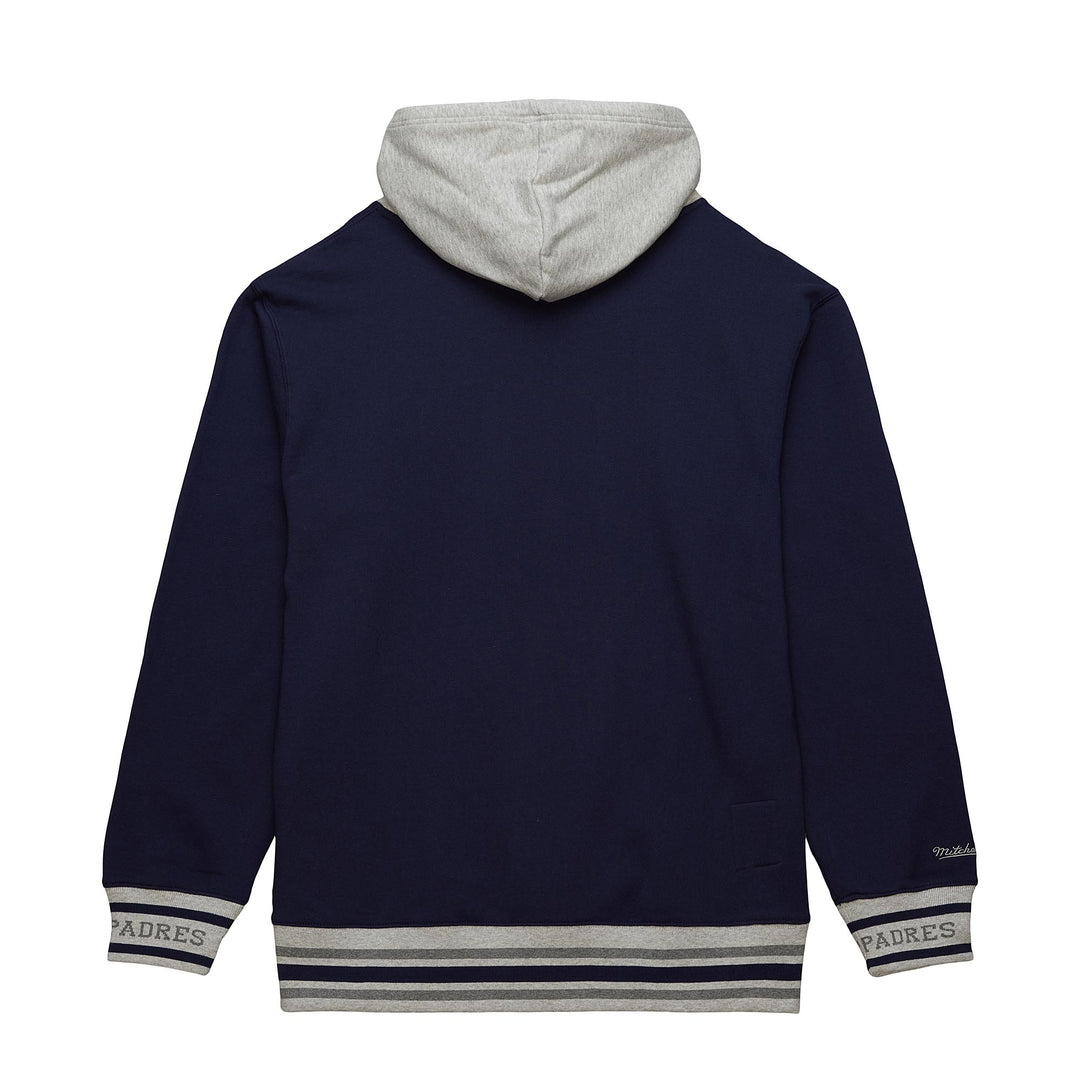 San Diego Padres Mitchell & Ness MLB Premium Fleece Hoodie Vintage Logo Padres