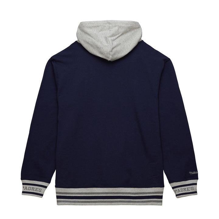 San Diego Padres Mitchell & Ness MLB Premium Fleece Hoodie Vintage Logo Padres
