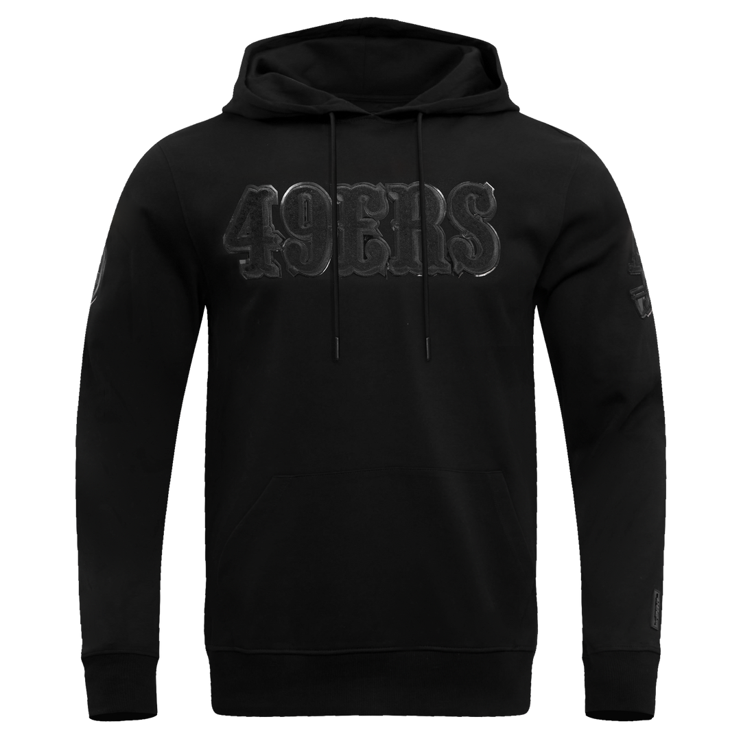 San Francisco 49ers Pro Standard Triple Black Hoodie Triple Black