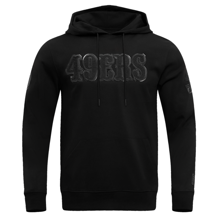 San Francisco 49ers Pro Standard Triple Black Hoodie Triple Black