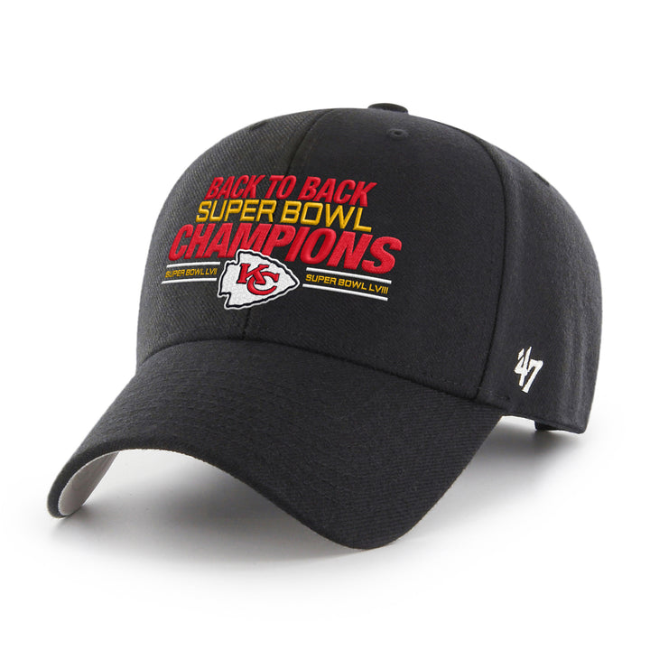 Kansas City Chiefs 47 Brand Super Bowl Black NFL Super Bowl Champ Mvp Black