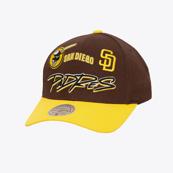 San Diego Padres Mitchell & Ness MLB Eldy Script Pro Snapback Padres