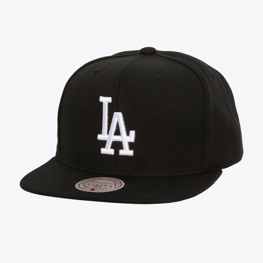 Los Angeles Dodgers Mitchell & Ness MLB Evergreen Black White Snapback Dodgers