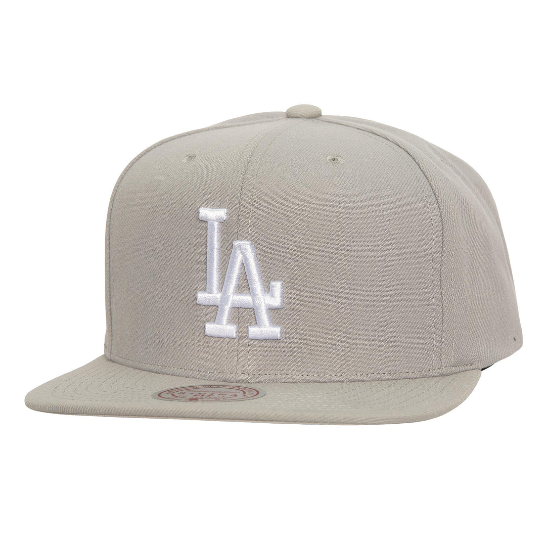 Los Angeles Dodgers Mitchell & Ness MLB Evergreen Grey White Snapback Dodgers — product image 1