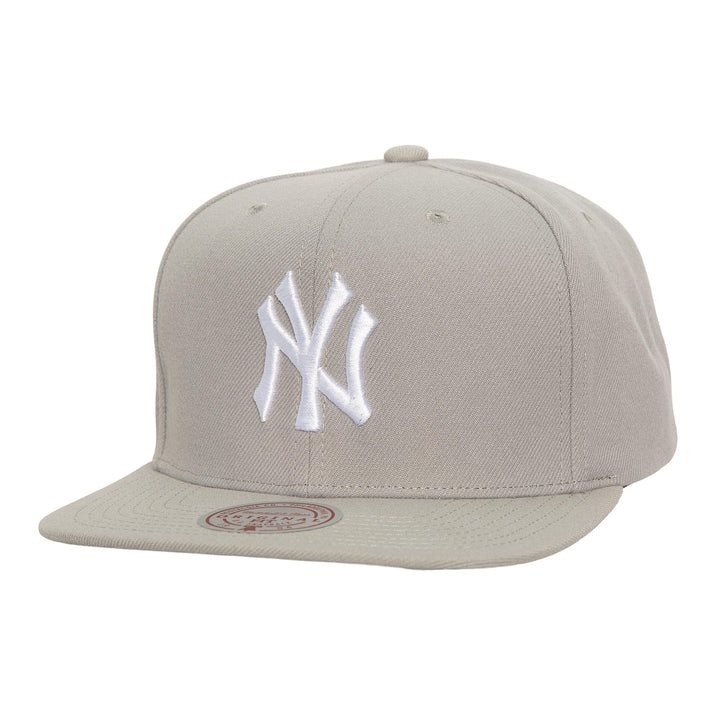 New York Yankees Mitchell & Ness MLB Evergreen Grey White Snapback Yankees