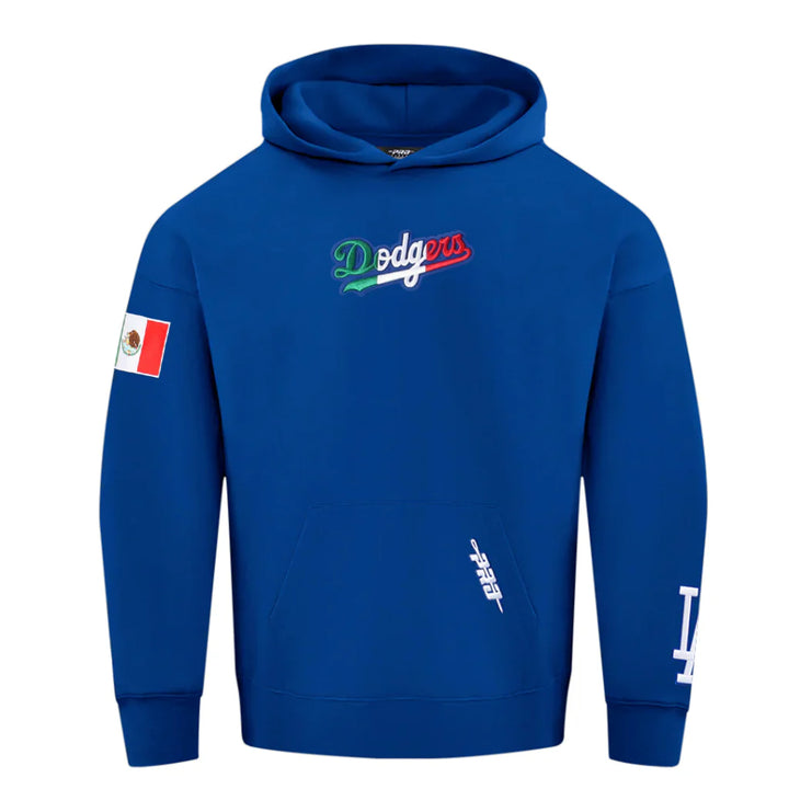 Los Angeles Dodgers Pro Standard Mexico Heritage Drop Shoulder Hoodie Dodger Blue