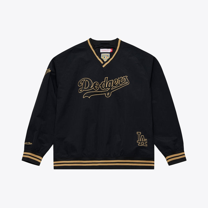 Los Angeles Dodgers Cooperstown Vintage Pullover Black/Gold